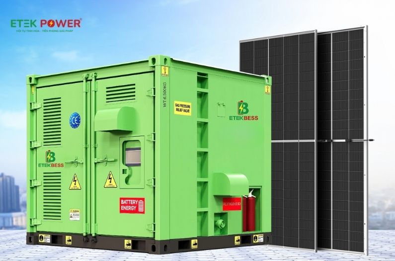 Tối Ưu Hóa Điện Mặt Trời Áp Mái Với Pin Lưu Trữ BESS Cho Doanh Nghiệp