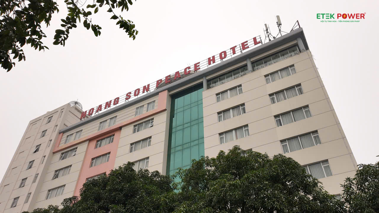 Dự án: Hệ thống pin lưu trữ Bess tại Khách sạn Hoàng Sơn tại Ninh Bình