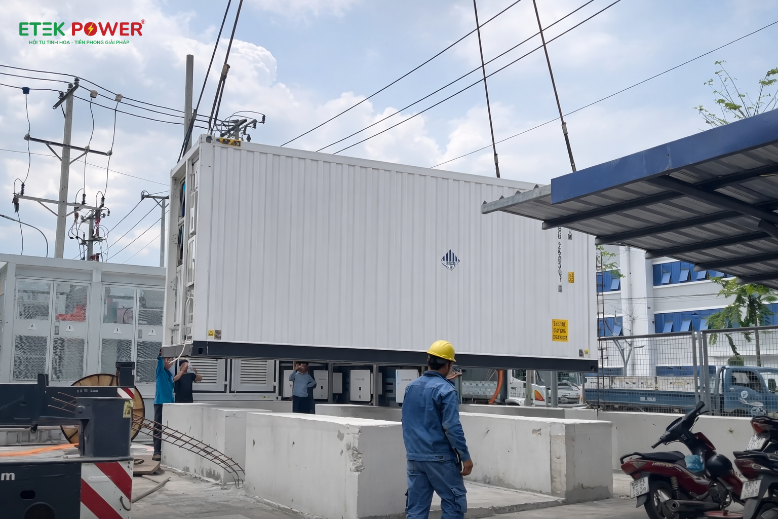 Thi công lắp đặt Bess 10 mwh tại Việt Nam