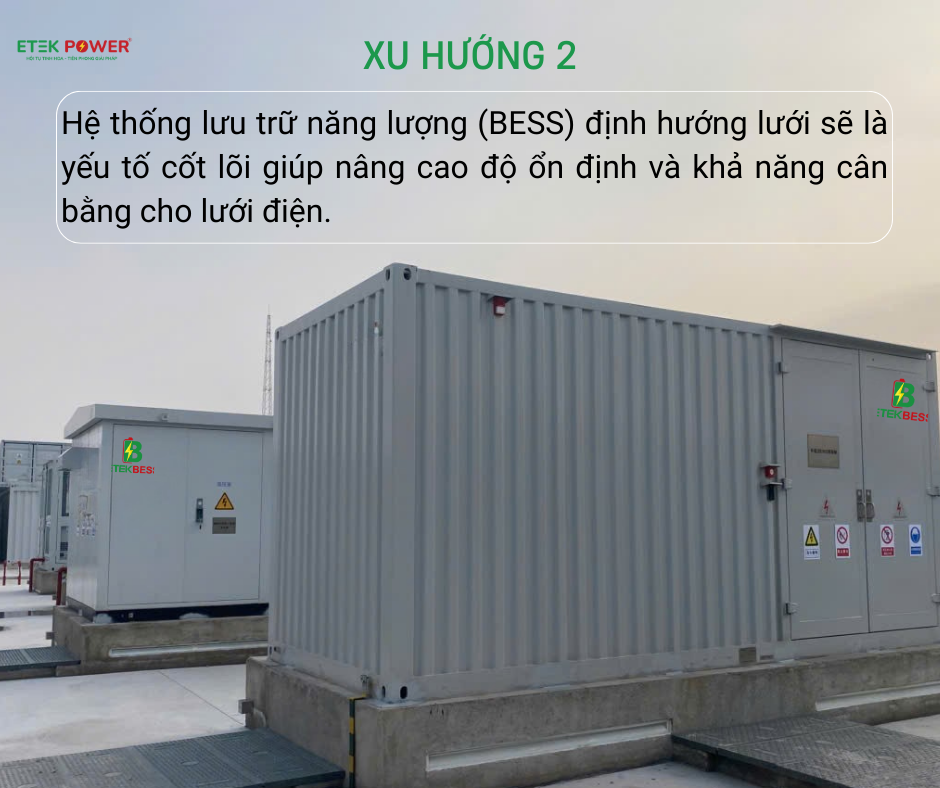Bess định hướng lưới trở thành yếu tố cốt lõi