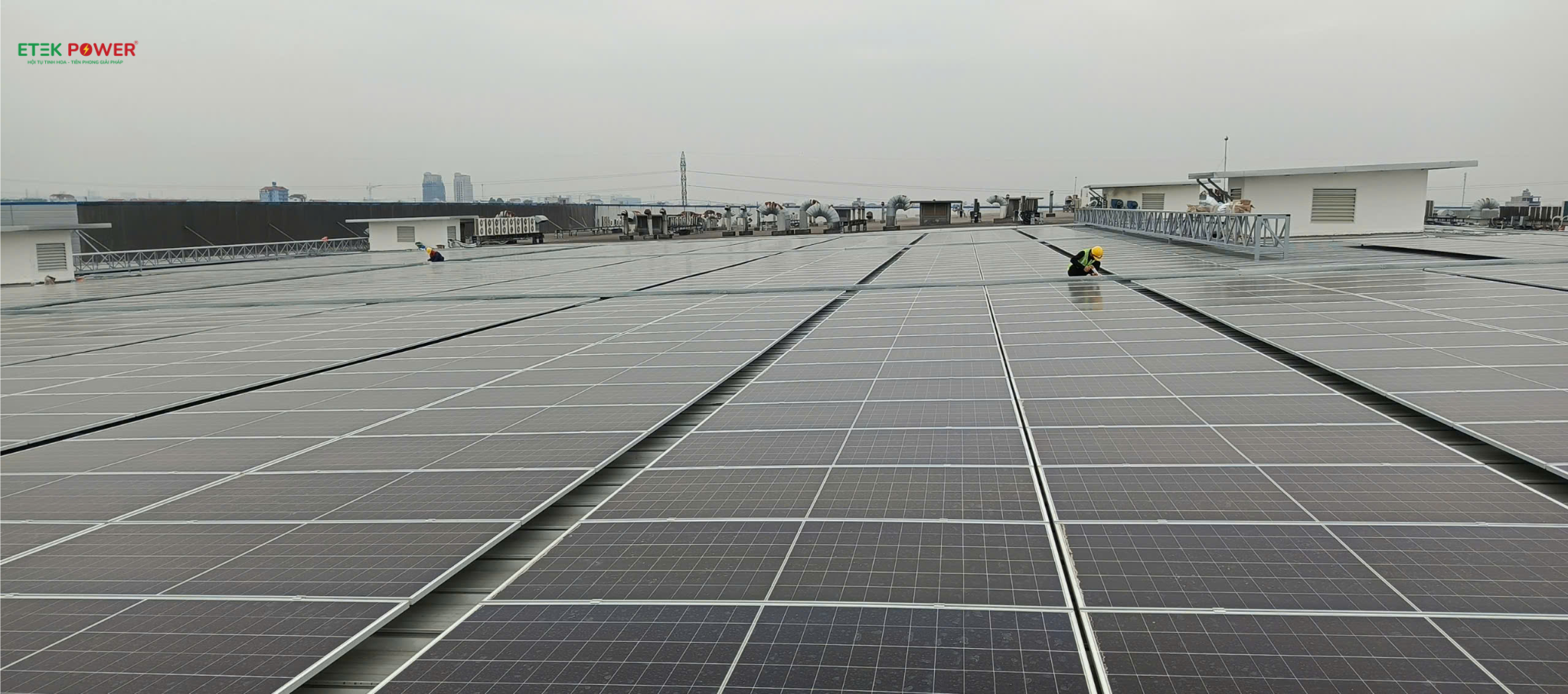 thi công điện mặt trời nhà xưởng
