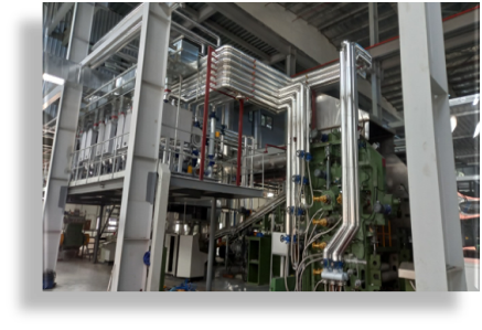 Hệ thống lò đun nước nóng và đường ống tại VinFast Hải Phòng do Etek Power lắp đặt