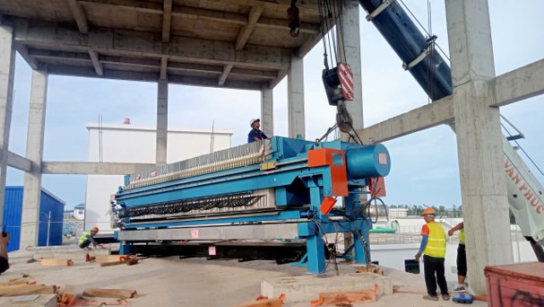 Dự án xưởng lọc ép bùn và xử lý nước thải TOP TEXTILES Ninh Bình | Etek Power