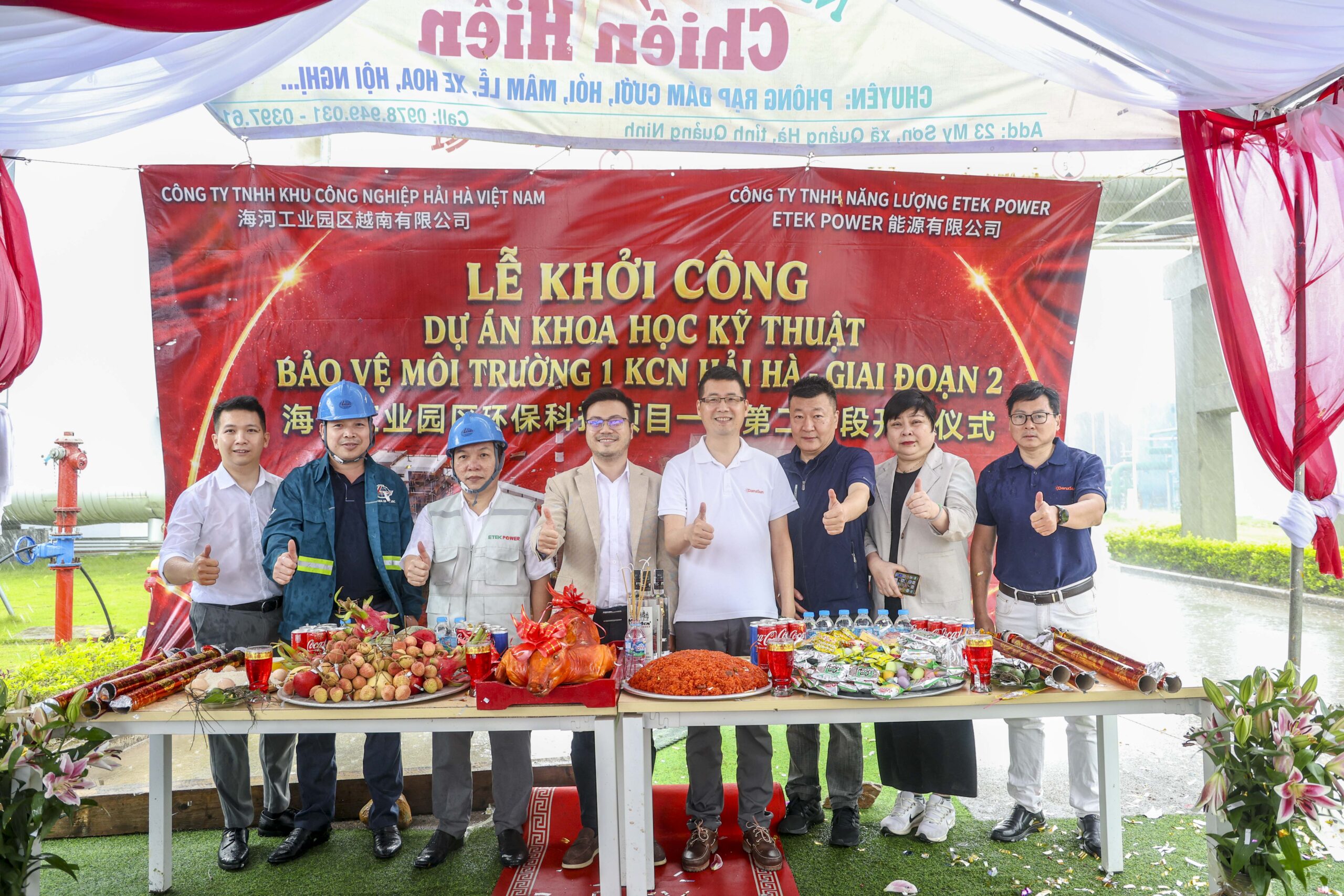 Lễ khởi công dự án lắp đặt Lò hơi số 2 và Tua-bin 20MW tại Hải Hà Việt Nam do ETEK Power thi công