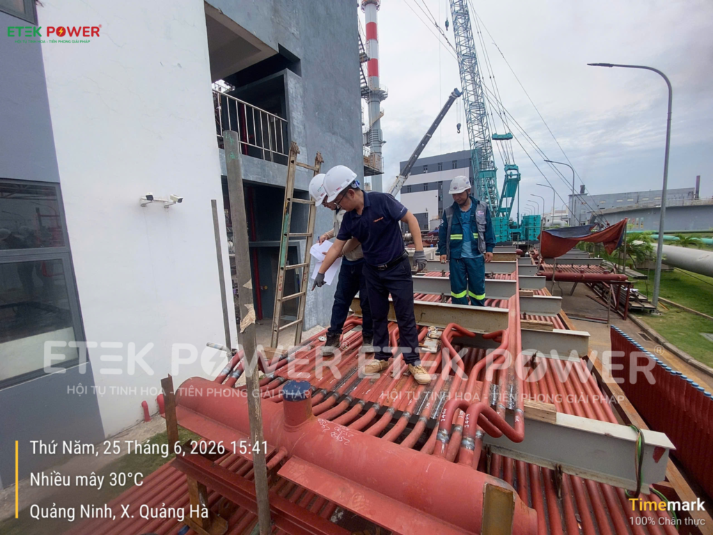 Etek Power thi công hệ thống lò hơi 90 t/h, áp suất 9,8 MPa cho dự án Công ty Năng lượng Hải Hà Việt Nam