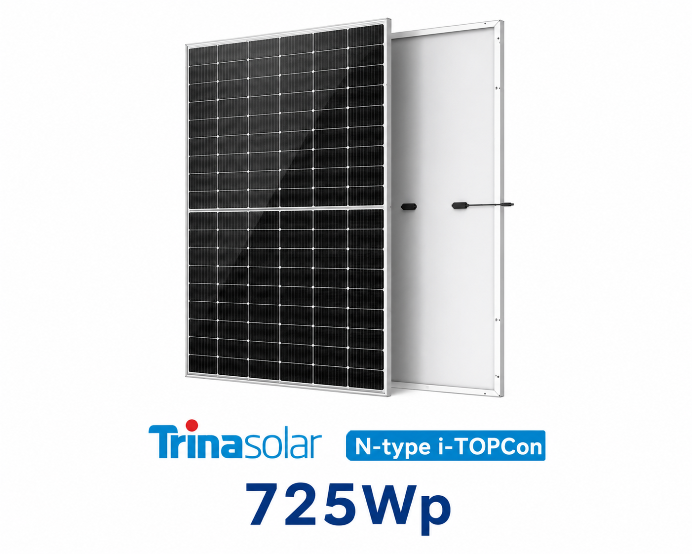 Tấm pin Trina Solar Vertex N TSM-NEG21C.20 725Wp N-type i-TOPCon bifacial – phân phối chính hãng tại Etek Power
