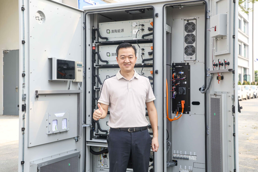 BESS fire protection system with LFP battery cells certified to UL 9540A