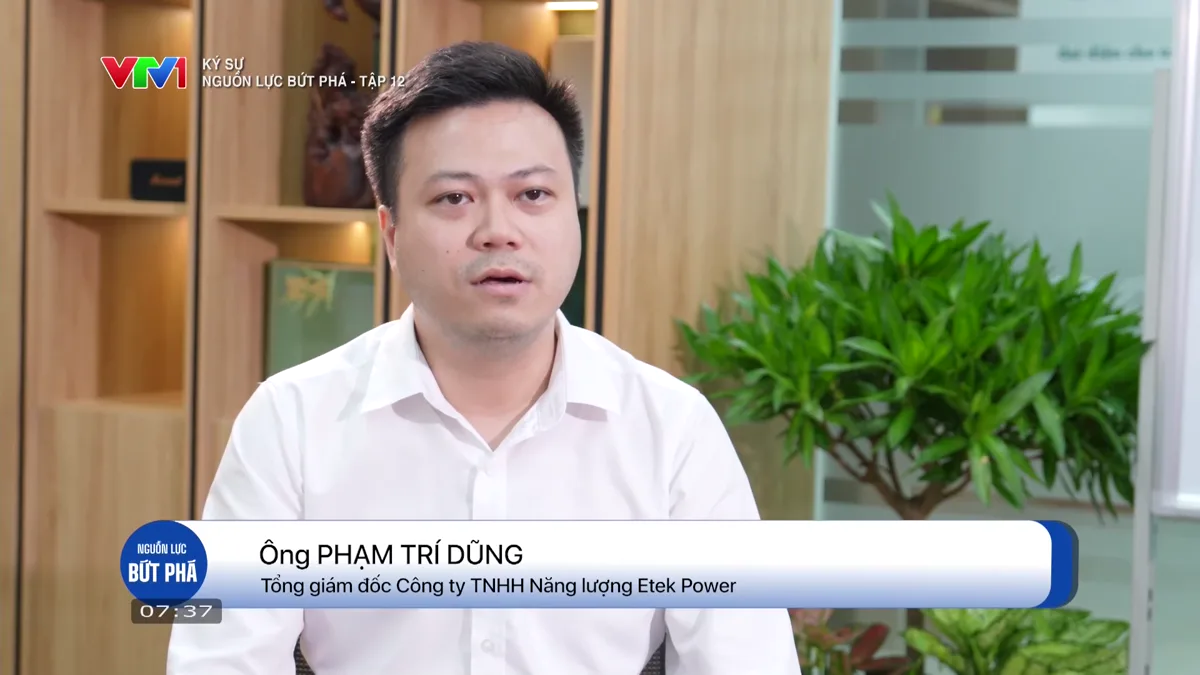 Ông Phạm Trí Dũng, Tổng giám đốc Etek Power, chia sẻ về nguồn nhân lực